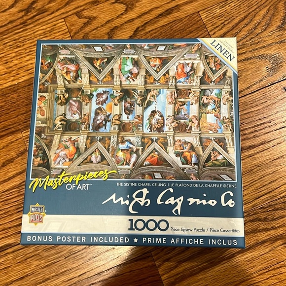Master Pieces Sistine Chapel puzzle new in sealed box - Picture 1 of 4